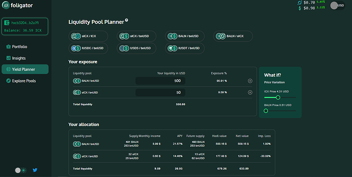 yield planner