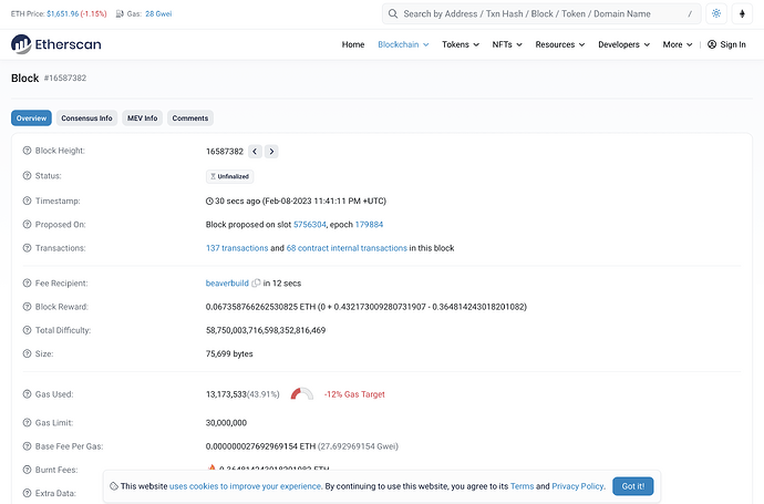 Etherscan tx